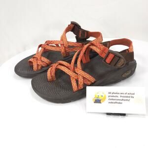 Chaco Classic Outdoor Slingback Adjustable Sandals Womens Size 6 J105106 Orange
